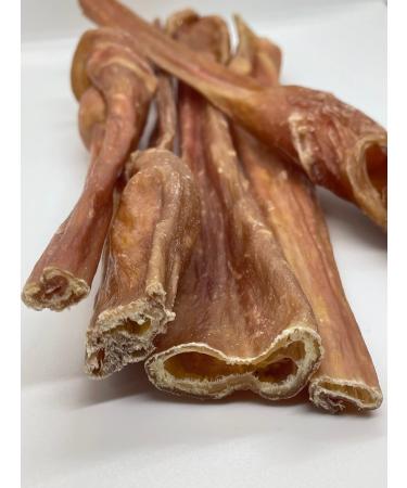 Bullsters Dog Treats Chews Bladder Sticks Odour Free All Natural and Dehydrated Beef Bladder No Preservatives No Additives Highly Digestible for Small Medium Large XL Dogs (5 Pack 12")
