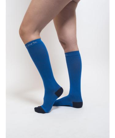 Indesmed Indes0030s Blue-25 mmHg-Unisex-Gradual compression stockings with Bamboosmartec size S (EU 36-39) color blue S sky blue