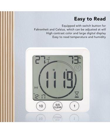 Buy Digital Thermometer Hygrometer with Easy-to-Read Display & Sensitive Sensor | Accurate Measurements & Backlight for Indoor Use - Fast International Shipping - Buy Online on GoSupps.com