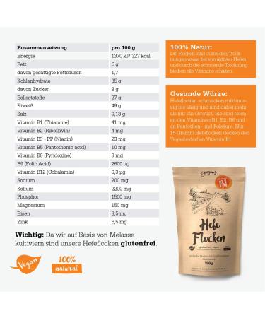 Buy Yeast Flakes - Nutritional Vegan and Gluten-Free Yeast from Austria (1 kg) | Premium Quality for Healthy Cooking - Buy Online on GoSupps.com