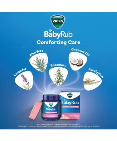 Vicks BabyRub Soothing Vapour Ointment for Babies | 25 ml - 0.85 oz | Made in India - Buy Online on GoSupps.com