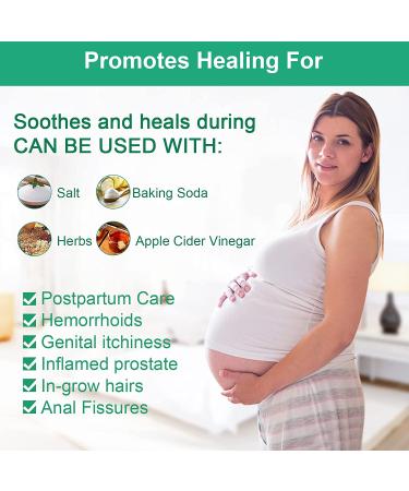 Sitz Bath for Hemorrhoids & Postpartum Care - Collapsible, Easy to Store Over The Seat Solution for Perineal Care | Treat Postpartum Wounds & Hemorrhoids Discreetly - Buy Online on GoSupps.com