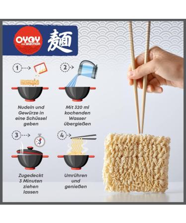 Gunz Asia Gold Instant Noodles 60 x 60 g Chinese Noodles Instant Noodles Asian Noodles Asian Noodles Instant Ramen Chinese Noodles Plus Chopsticks 60 g 60er Pack - Buy Online on GoSupps.com