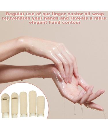 Canipha 10-Pack Castor Oil Wraps for Finger Arthritis & Tingling - Reusable Castor Oil Pads - Buy Online on GoSupps.com