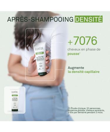 LUXEOL - Routine Densit Compl te - Augmente La Densit Capillaire - Shampooing + Apr s-Shampooing + S rum + Masque Capillaire - Cliniquement Prouv s* - Fabriqu En France - Buy Online on GoSupps.com
