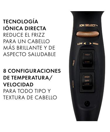 Hot Tools Pro Artist Black Gold 2100 Turbo Hair Dryer | Fast Drying Lightweight Ionic Ceramic 1875W - International Shipping Available - Buy Online on GoSupps.com