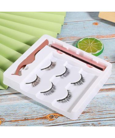5D False Eyelashes Complete Makeup Set | 3 Pairs Magnetic Lashes Eyeliner & Tweezers - Shop Internationally - Buy Online on GoSupps.com