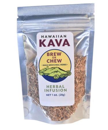 Hawaiian Kava Brew or Chew Piper Methysticum Root from Hawaii 1 Ounce (Pack of 1)