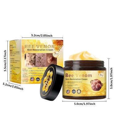 Bee Venom Skin Treatment Cream Anti-Aging Face for All Skin Type Wrinkle Removal & Firming Bee Venom Comprehensive Restoration Cream (1) - Buy Online on GoSupps.com