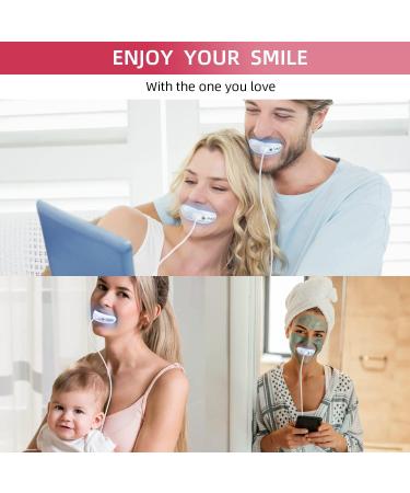 PDOO Teeth Whitening Kit for Sensitive Teeth - Fast At-Home Results with LED Light and Carbamide Peroxide Gel - Buy Online on GoSupps.com