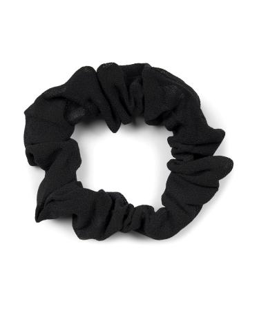 styleBREAKER Ladies Pleated Hair Tie with Bow - Retro Elastic Scrunchie Ponytail Holder in Black - Buy Online on GoSupps.com