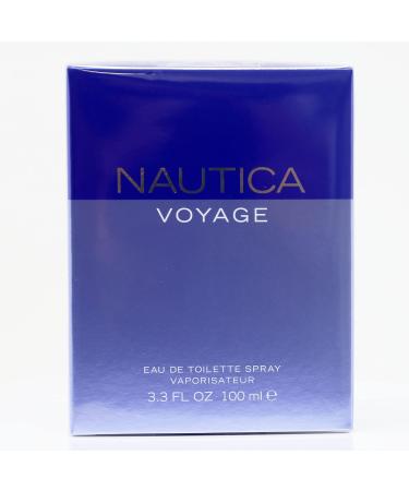 Nautica Voyage by Nautica Eau de Toilette Spray for Men 3.4oz - Pack of 1 | Long-lasting Fresh Wood Scent - Buy Online on GoSupps.com