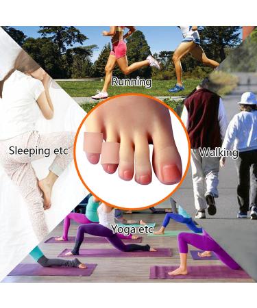 Pinky Toe Protectors - Beige Toe Covers for Ingrown Toenails, Corns, Blisters & Hammer Toes - Buy Online on GoSupps.com