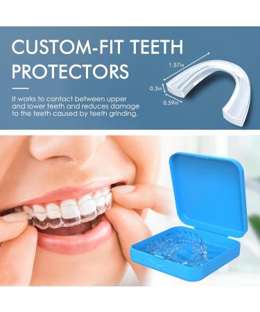 Custom Night Guards for Teeth Grinding - Anti-Clenching Mouth Guard - Sleep Smart with Our Blue Tooth Protector - Buy Online on GoSupps.com