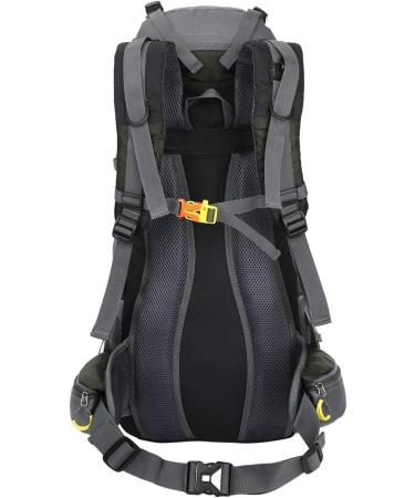 WoneNice 50L Waterproof Hiking Backpack with Rain Cover - Army Green - Buy Online on GoSupps.com