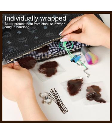 80pcs Brown Invisible Hair Bun Net Set - Teenitor Elastic Edge Mesh Hair Nets with U Shape Bun Pins and Hair Bands for Girls and Women - Buy Online on GoSupps.com