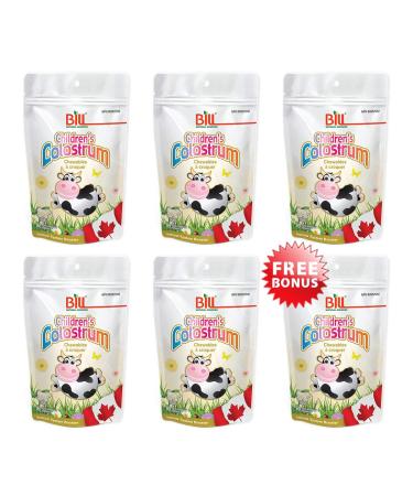 Bill Natural Sources Children's Colostrum 90 count 6 PACKS (1 FREE)