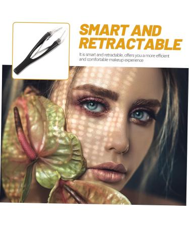 Didiseaon Retractable Eyebrow Tweezer Eyelash Curler Kit Eyebrow Professional Eyebrow Tweezer Kit Eyebrow Wax Eyelash Clip Makeup Tool Retractable Tweezer Miss Hair Puller Automatic 9.00X2.00X1.00CM As Shown - Buy Online on GoSupps.com