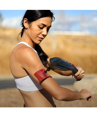 PUREWAVE CM-07 Black/Red Dual Motor Percussion & Vibration Massager - 8 Attachments - Buy Online on GoSupps.com