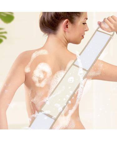 NOLITOY Egyptian Loofah Back Scrubber - Natural Exfoliating Luffa Shower Scrubber in Blue | Perfect for Smooth Skin Care - Buy Online on GoSupps.com