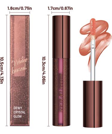 Moisturizing lip gloss with volumizing effect for women. Natural beauty. - Buy Online on GoSupps.com