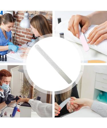 Stainless Steel Nail File - Stainless Steel Finger Nail File - Toenail File for Men and Women Manicure Tool for Home Salon or Travel Use Nail Care A-12 short - Buy Online on GoSupps.com