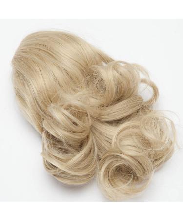 SEGO Ponytail Extension - Voluminous Wavy Real Hair Top Piece - Ashblond Mix - 30cm (110g) - International Shipping Available - Buy Online on GoSupps.com