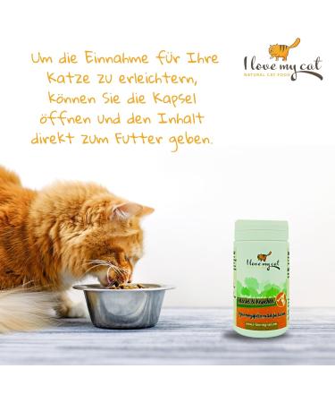 I Love My Cat Joints & Bones Capsules - Optimal Joint Health for Cats | 30 Nutrient-Rich Capsules with Collagen & Hyaluronic Acid - Buy Online on GoSupps.com