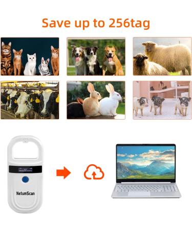 NetumScan W90A Pet Scanner Reader | Portable Chip Tag | EMID & FDX-B Support | Built-in Storage | Ideal for Pet & Farm Management - Buy Online on GoSupps.com