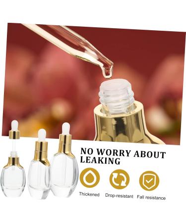 3 Sets Glass Dropper Bottle with Lid Oil Dropper Bottle Pipette Bottle 1 oz Container with Lid Dropper Bottle 1 oz Glass Bottle with Dropper Bottle Travel Body Oil - Buy Online on GoSupps.com