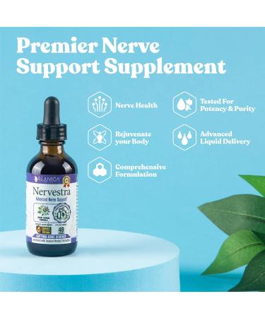 Nervestra Nerve Health Support Supplement - Fast-Absorbing Herbal Formula with Turmeric B-Vitamins & Alpha Lipoic Acid - Shop Internationally - Buy Online on GoSupps.com