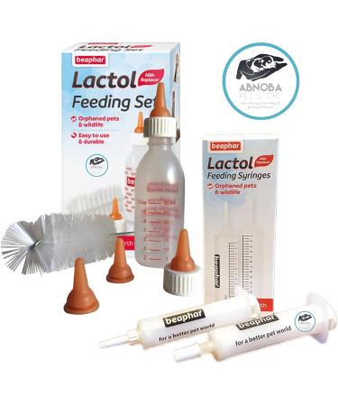 500g Beaphar Lactol Milk with bottle & Teats 2 x feeding syringes puppy dog whelping kit supplies - Buy Online on GoSupps.com