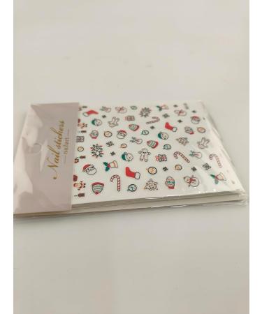 Kalolary 1400+ Patterns Christmas Nail Art Stickers Self-Adhesive 3D Nail Decals Christmas Nail Art Designs Snowflake Tree Reindeer Santa Elements for Christmas Theme Nail Art Decoration (15 Sheets) - Buy Online on GoSupps.com