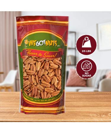 3 lbs Raw Pecan Halves by We Got Nuts - 100% Natural & Unsalted - No Preservatives - Healthy Snack - 48 oz Whole Pecans - Buy Online on GoSupps.com
