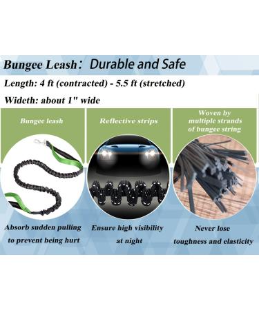 ZENGSUSU Dog Tie Out Cable for Camping 50ft Dog Runner Cable with 4ft Bungee Binding Dog Lead Line Holds up to 200 lbs for Yard and Park 50ft-8mm - Buy Online on GoSupps.com