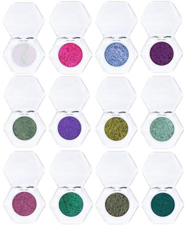 Eyeshadow with Exquisite Glitters Single Color-Shifting Eyeshadow Glitter Multichrome Eyeshadows Makeup Eye shadow powder Cosmetics Eyeshadow 09# - Buy Online on GoSupps.com