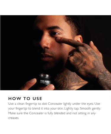War Paint Men's Concealer - Fair Shade - 1 Count Pack for Flawless Coverage - Buy Online on GoSupps.com