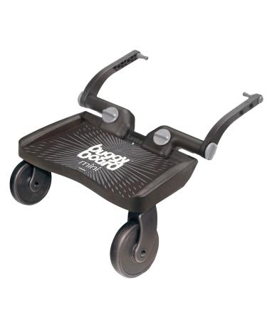 Lascal BuggyBoard Mini, Black, Universal Ride-On Stroller Board, Fits Most Strollers Using The Patented Universal Adapter, Quick Connect and Disconnect, Holds Up To 66 lbs.