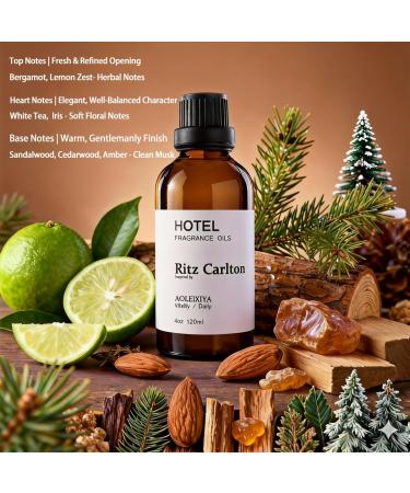 Hotel Scent Essential Oil Hotel Collection Waterless Diffuser Oil - Premium Fragrance Oil for Ultrasonic and Waterless Diffusers and Crafting - 4 Fl Oz Ritz-C-Hotel Diffuser Oil-4 Fl Oz (Pack of 1) - Buy Online on GoSupps.com