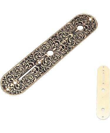 Electric Guitar Control Plate Accessory Zinc Alloy Electric Guitar Control Plate for Professional for Beginner(gold) - Buy Online on GoSupps.com
