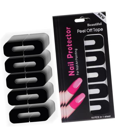 Healeved 200 Sheets Nail Art Anti-Spill Stickers Nail Polish Cuticle Protector for Nail Painting Nail Protectors Nail Guards for Painting Nails Nail Care Tools Silica Manicure 3.00X2.50X0.10CMx2pcs As Shownx2pcs - Buy Online on GoSupps.com