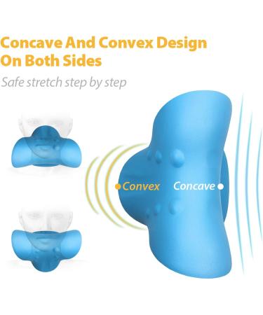 Anzorhal Neck Stretcher - Orthopedic Cervical Traction for Neck Pain Headaches & Shoulder Pain (Blue) - International Shipping Available - Buy Online on GoSupps.com