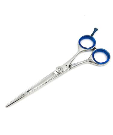 Deluxe 6 inch Professional Barber Scissors for Hair Cutting and Beard & Mustache Trimming - Includes Tension Adjuster & Carrying Case