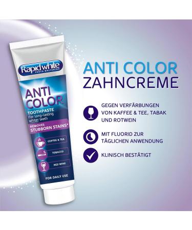 Rapid White Anti Color Toothpaste & Strong Booster Toothpaste - Effective Whitening & Stain Removal | International Shipping Available - Buy Online on GoSupps.com