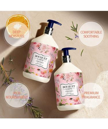 Bouquet Garni White Musk Body Lotion 6.76 Fl. Oz - Deep Moisturizing Scented Lotion with Lotus Flower Extract and Shea Butter - Non Sticky Texture - Calming and Long Lasting Scent - Buy Online on GoSupps.com