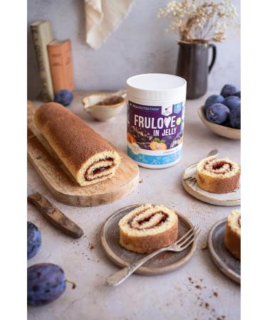 ALLNUTRITION Frulove In Jelly Plum - 80% Fruits - Sugar Free Jelly Jam - Gluten Free - Healthy Snack - Low Calorie Treats - Vegan - 1000g - Buy Online on GoSupps.com