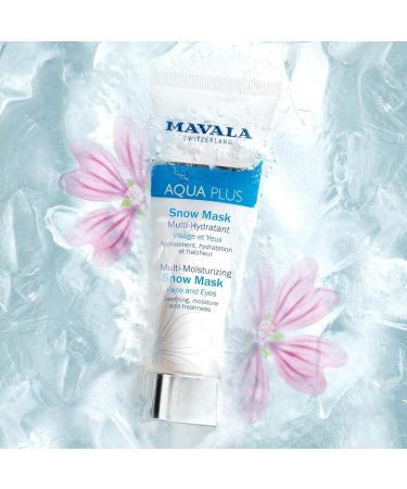Mavala - Snow Mask Multi-Hydrating Aqua Plus Face and Eyes - Soothes hydrates and refreshes the skin - Formula based on Mallow and Glycerin of plant origin - All Skin Types - Buy Online on GoSupps.com