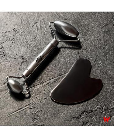 Buy Wolf Project Stainless Steel Face Roller | Reduce Puffiness & Massage Face Neck & Eyes | International Shipping Available - Buy Online on GoSupps.com