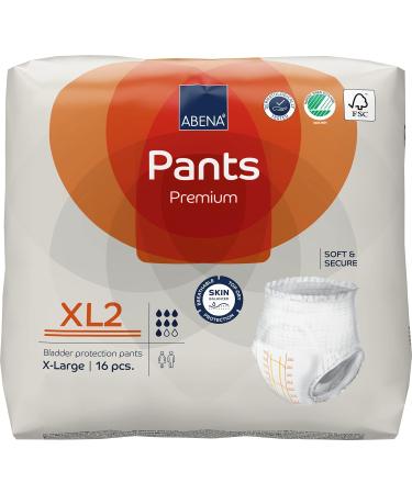 Abena XL Eco-Friendly Incontinence Pants, 16PK - 1900ml Absorbency for Men & Women - Buy Online on GoSupps.com