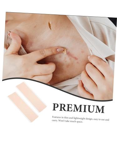 Scar Silicone Strips - 2pcs Scar Removal Sheets for Invisible Scar Patch - Silicone Tape for Skin Supple Stickers - Buy Online on GoSupps.com
